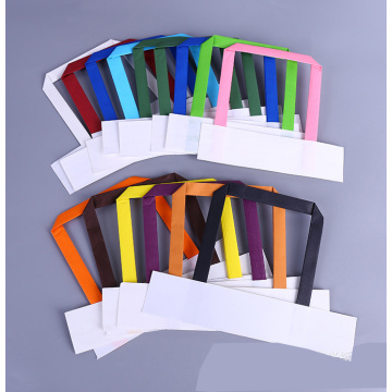 New Fashionable Colorful Customized Paper Bastring Handle