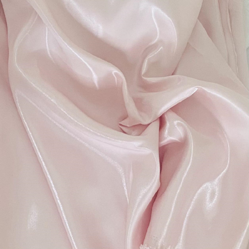 Crystal de tissu satiné liquide brillant pour robe de mariée
