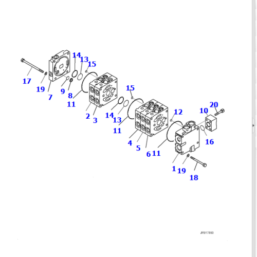 723-15-13300 Valve, Control FOR GD755-5R