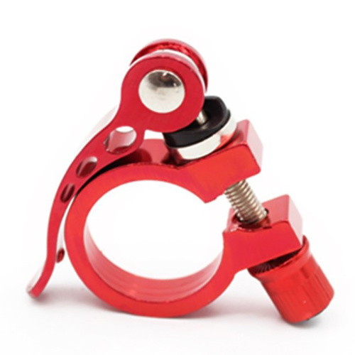 Bicycle rack tube clamp lock quick release buckle