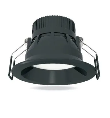 ALLWAY 5w Recessed LED Spotlight with Colorful Ring: Ideal Hotel Lighting Solution