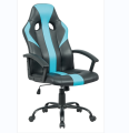 chaise gamer bleu et noir