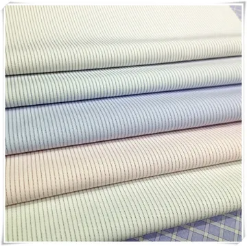 Ready goods,poly cotton stripe fabric for shirt