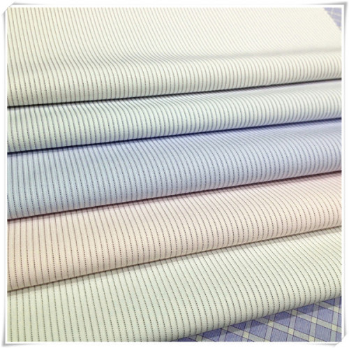 Ready Goods Poly Cotton Stripe Fabric For Shirt