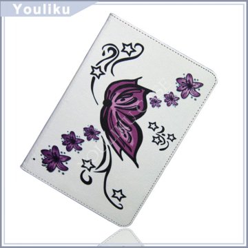 china 2016 new products Leather flip cover colored drawing print for huawei mediapad m2 / t1-a21l tablet cover