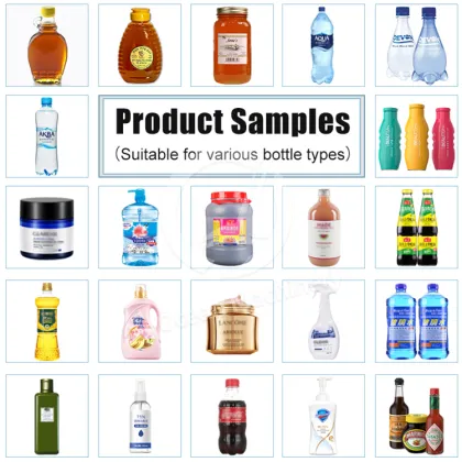 OCEAN Syrup Jam Glass Bottle Washing Fill Seal Pack Machine