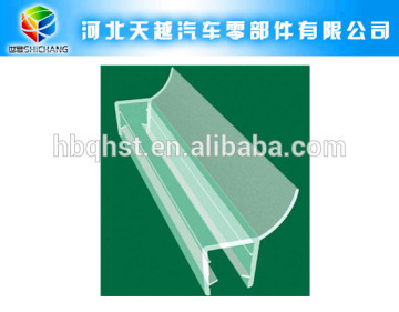 h shape clear silicone rubber shower door weather seal strip