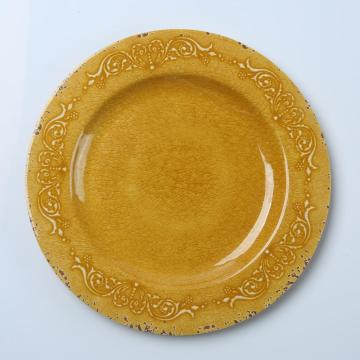 melamine round dessert plate for all serving usage