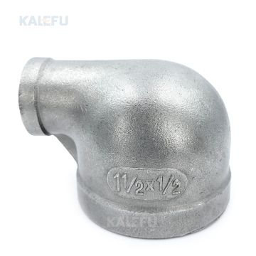 Industrial Stainless Steel Threaded Female Thread Reducer 90 Degree Elbow in DIN 2605 Specification