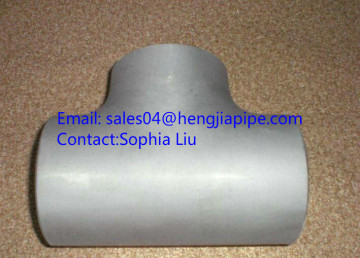 stainless steel 1.4301 equal tee reducing tee