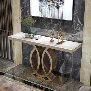 Table du porche mural en marbre: Design moderne simple pour votre espace extérieur