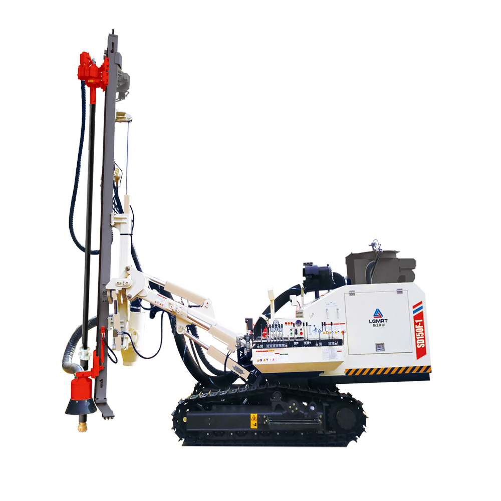 Open air dth drill rig
