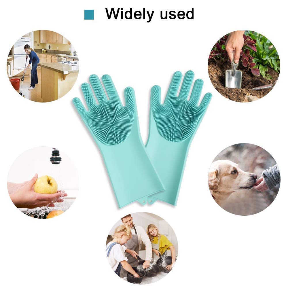 silicone cleaning gloves