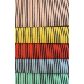 Tecido de algodão de poliéster de tira colorida