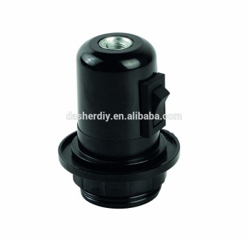 CE approcal high quality E27 half thread lampholder with switch
