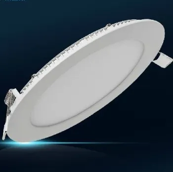 Round 15 W Led Flat Panel Light Recessed , Ceiling Led Panel Light 190 Mm Dia