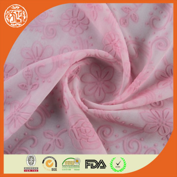 3D embossed Chiffon fabric/dress chiffon fabric