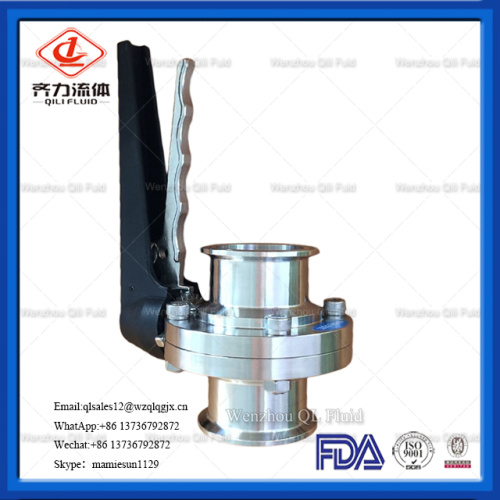 Stainless Steel Threaded Welding Butterfly Valve