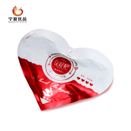 Ningxia specialty Disposable heart-shaped bags of wolfberry