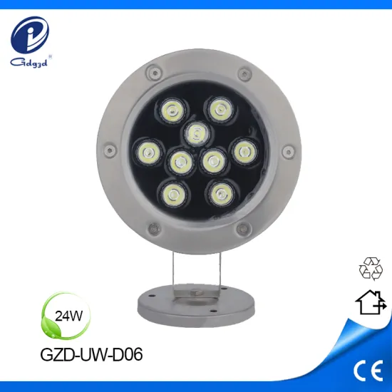 24W underwater mounting IP68 led pond lamp