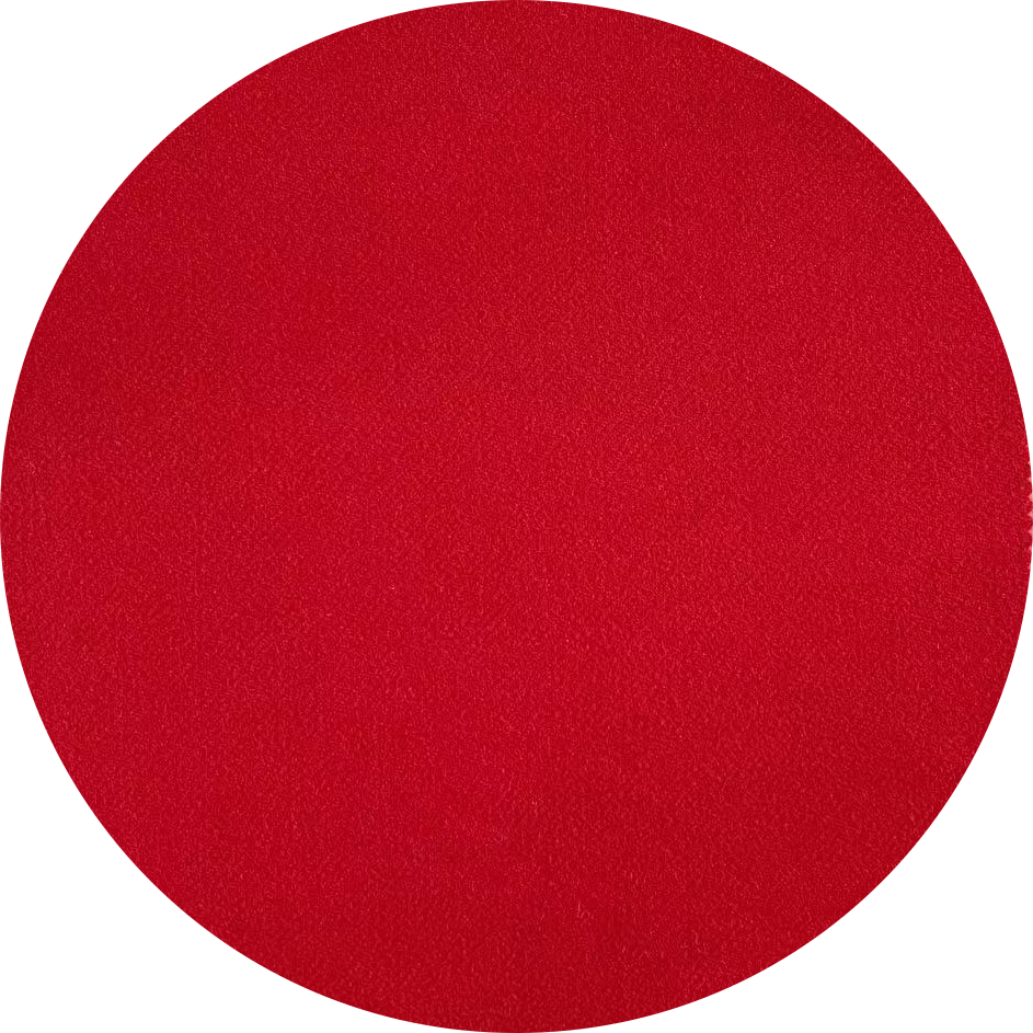 Knitted polyester melton fabric