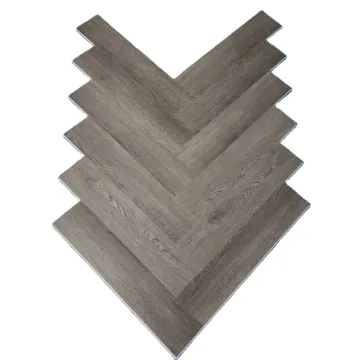 Luxury EIR Textured Herringbone Floating Parquet SPC Flooring PVC Vinyl Plank