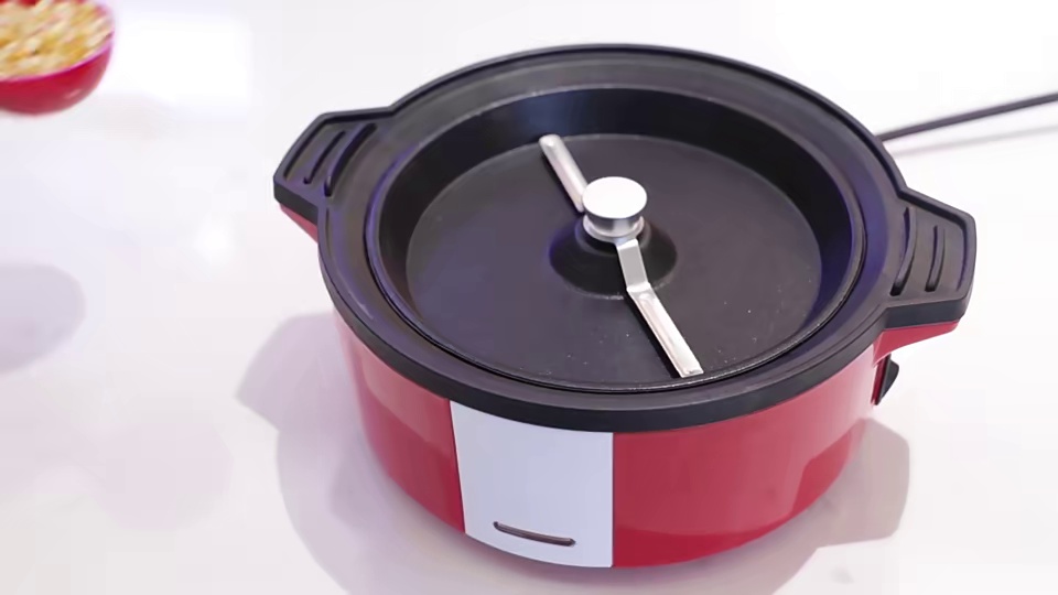 Oiled  Popcorn Popper Maker Machine Popcorn Maker With Butter Melting Container Home Electric Oil Popcorn Maker Mul
