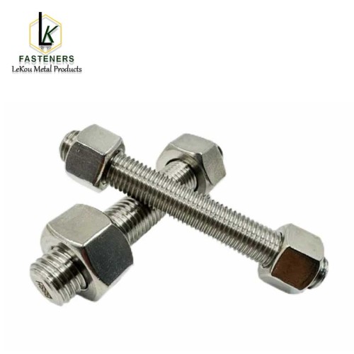 ASTM A193 GrB8 Шпилька с непрерывной резьбой из нержавеющей стали для высоких температур