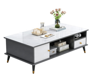 TV cabinet combination modern square household tea table