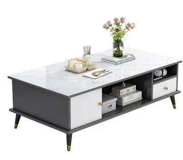 TV cabinet combination modern square household tea table