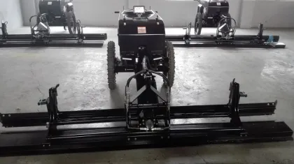concrete pavement laser screed with trimble