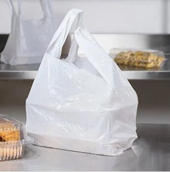 Stylish Plastic Reusable Grocery Packaging Bags for Supermarket