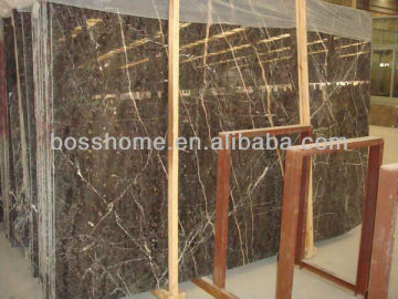 Grey marble slab dining table office counter table