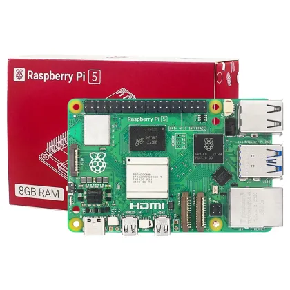 Original Raspberry Pi 5 4G/8G RAM Development Board with PCIe 2.0 and 4Kp60 HDMI