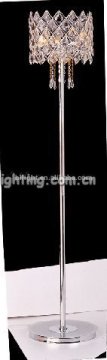 Iron and crystal floor lamp with good service