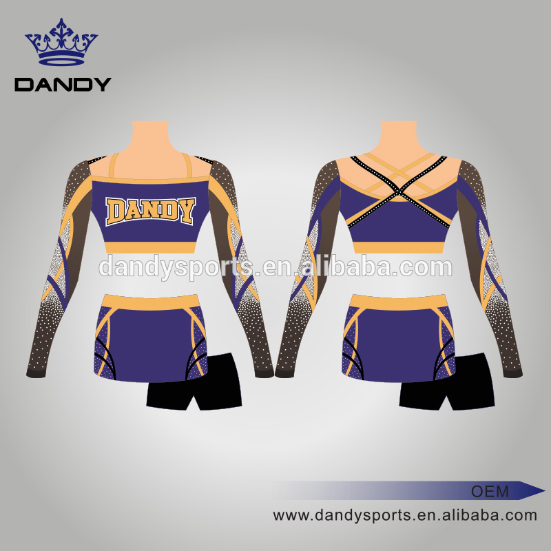 sparkly rhinestone cheer uniform