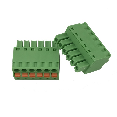 screwless terminal block connector male and female