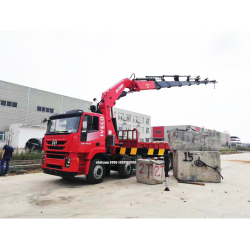 IVECO 8X4 Truck With Articulated Crane 25-30 Tons