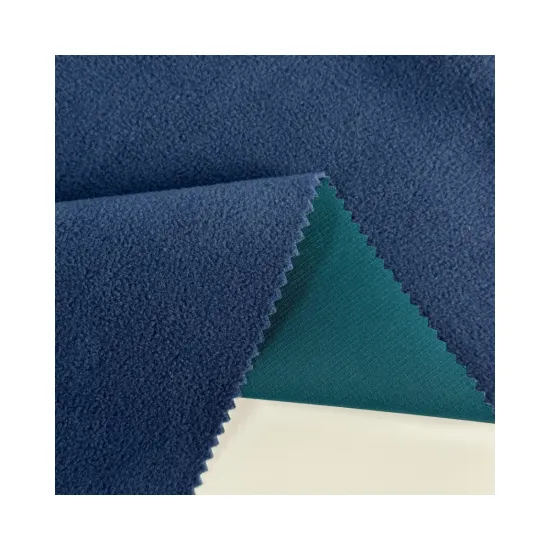 High Quality Eco-Friendly Four-Way Stretch Softshell Fleece Fabric for Sports Shirts