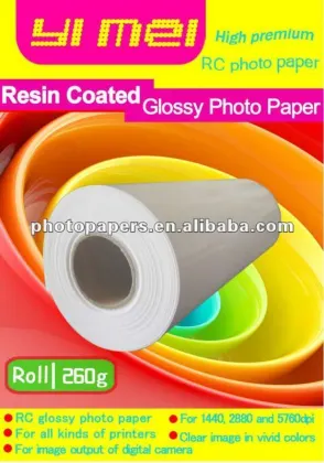 professional manufacturer for lucky 260g RC photo paper roll