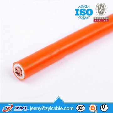 Welding Cable Supplier/ 50sqmm 70sqmm 95sqmm Single Copper Core Welding Cable Orange Colour