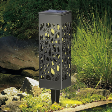 Smart Solar Garden Lights with Panel & Battery