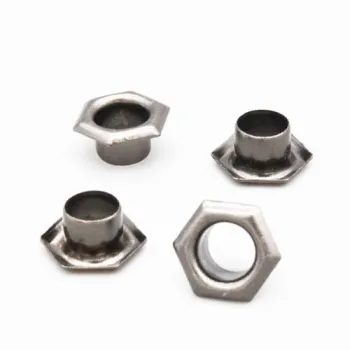 Brass Gun-Metal Hexagon Eyelets