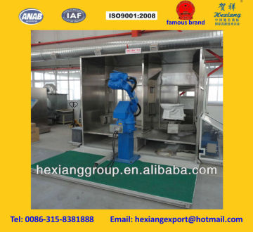 Robot glazing machine(double work-unit) for water closet, wash basin, cistern