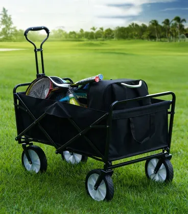 Collapseable Outdoor Trolly Camping Garden Cart with Universal Wheels - Mac Wagon WTC-111