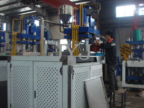 Double Layer Salt Tablet Press , Hydraulic Press Machine For Feed Block