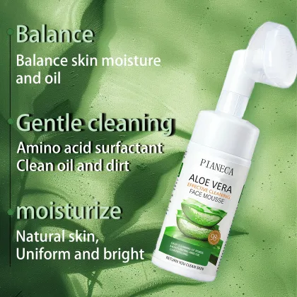 Custom Deep Cleaning Oil-Control Aloe Facial Cleanser for Men
