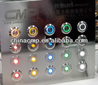 12mm metal water-proof signal tower lamp