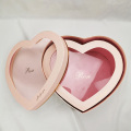 Heart Shaped Flowers Gift Box Custom Clear Window