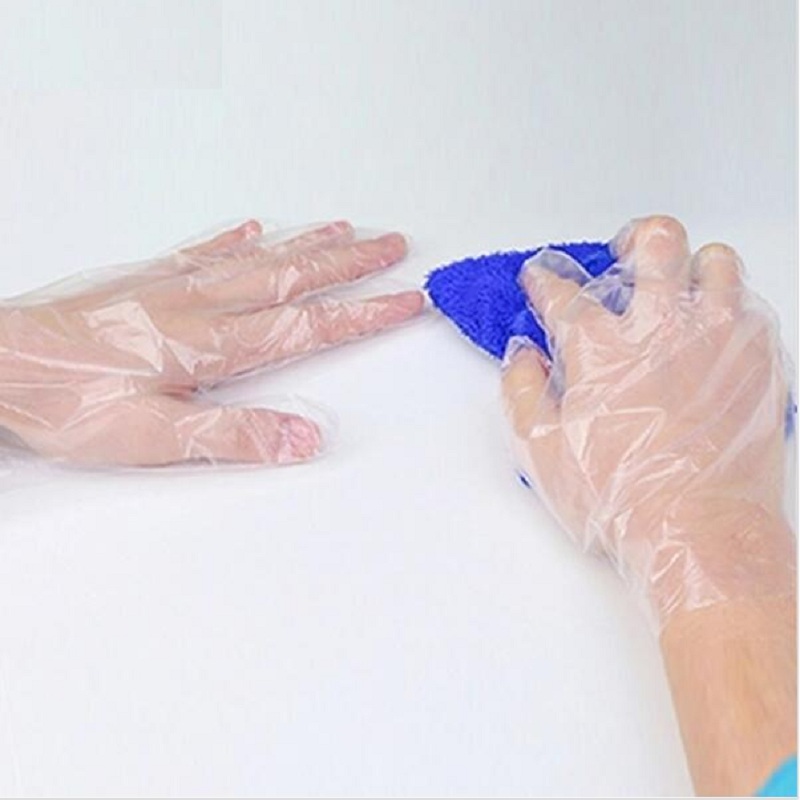 FDA schválené práškové PE rukavice